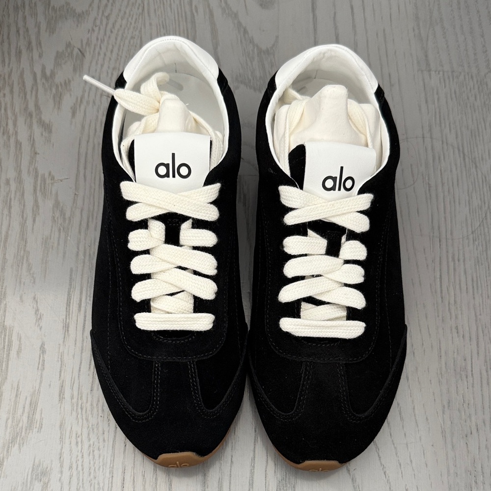 ALO Yoga Black and White Sneakers